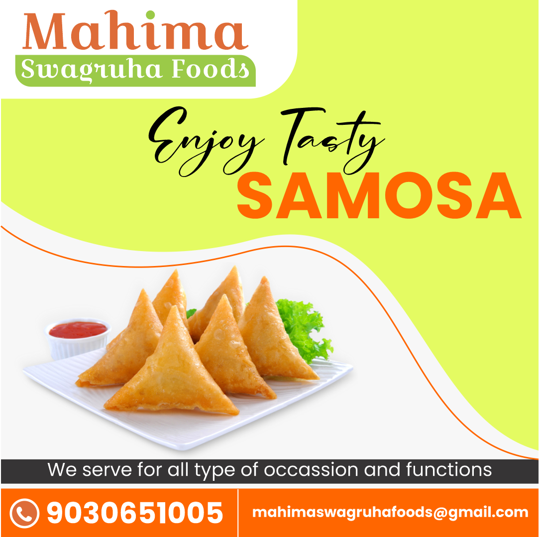 Enjoy Tasty Samosa | Mahima Tasty Sweets and Snacks | 

#sweets #snacks #samosa #samosachaat #mahimatastyfoods #swagruhafoods
