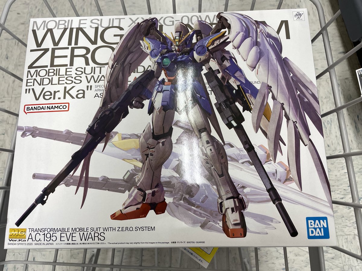 念願のウイングゼロver.kaをゲットだぜ！！
#ガンプラ