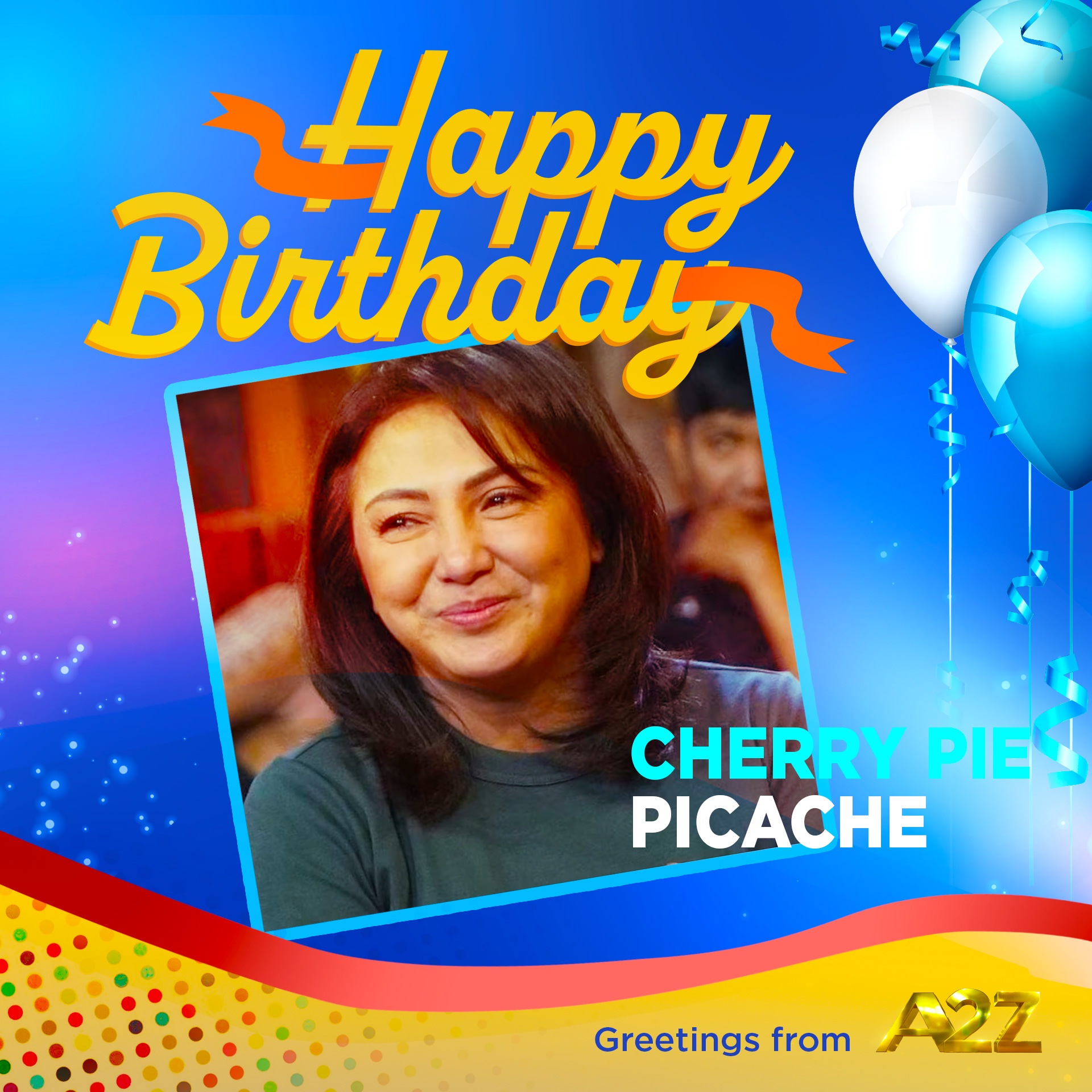 Happy birthday, Ms. Cherry Pie Picache!   