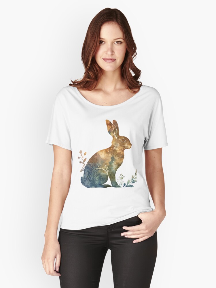Get my art printed on awesome products. Support me at Redbubble #RBandME:  redbubble.com/i/t-shirt/A-Bo… #findyourthing #redbubble #rabbit #watercolor #tshirt #rabbitlover #animallover #boho #bohostyle #bunny #nature