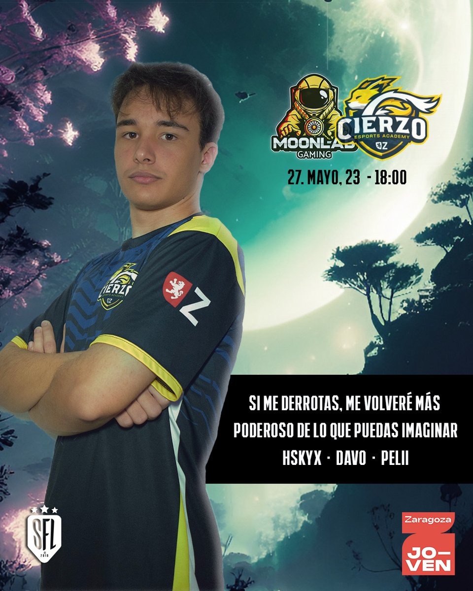 Esta tarde tenemos otros puntos que conquistar antes de subir a la luna 🌖
🏆 <a href="/sinfrenosleague/">SFL - Sinfrenos League 🏎️⚽</a> 
🆚 <a href="/MoonLabGaming/">MoonLab Gaming</a> Deimos
🖥️ Hoy a las 18.00 en twitch.tv/cruzrip

🦊 <a href="/xpeliito/">pelii :(:</a> 
🦊 <a href="/DavoRL_/">DavoRL</a>
🦊 <a href="/hskyxRL/">hskyx.</a>
👤 <a href="/La_Baticao/">Bati</a>