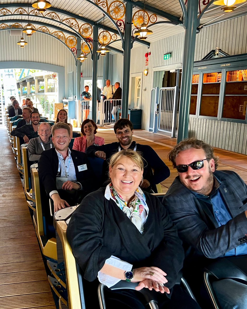 Took a time to convince you but thanks for finally riding it with me 😜<a href="/MandsThompson/">Amanda Thompson OBE</a> - quite a prestigious train with @veilstrup and #jimpattison <a href="/IAAPAHQ/">IAAPA</a> <a href="/Liseberg/">Liseberg</a> <a href="/PatrickMarxx/">Patrick Marx</a> <a href="/LukasDMe/">LM</a>  shouldn’t you be home?
