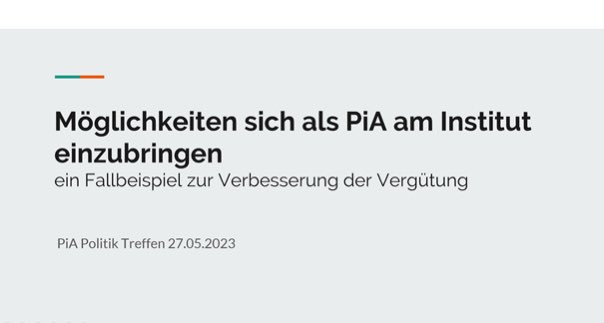 Heute mal kurz &amp; knackig - hier kommt Kurzvortrag #3! Was können #PiA tun? Mal ein Beispiel zur besseren Vergütung… Wir sagen da ganz klar: „beendet das Prekariat!“ auch in der Zukunft deswegen noch schnell Petition zeichnen: epetitionen.bundestag.de/petitionen/_20…