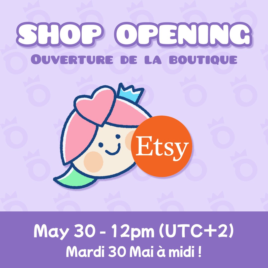 momojitchi's tweet image. 🇫🇷 C'est officiel, je lance ma boutique Etsy la semaine prochaine ! Je suis si excité et et stressé à la fois !!

🇬🇧 It's official, my Etsy shop is launching next week! I'm so nervous and excited at the same time!!