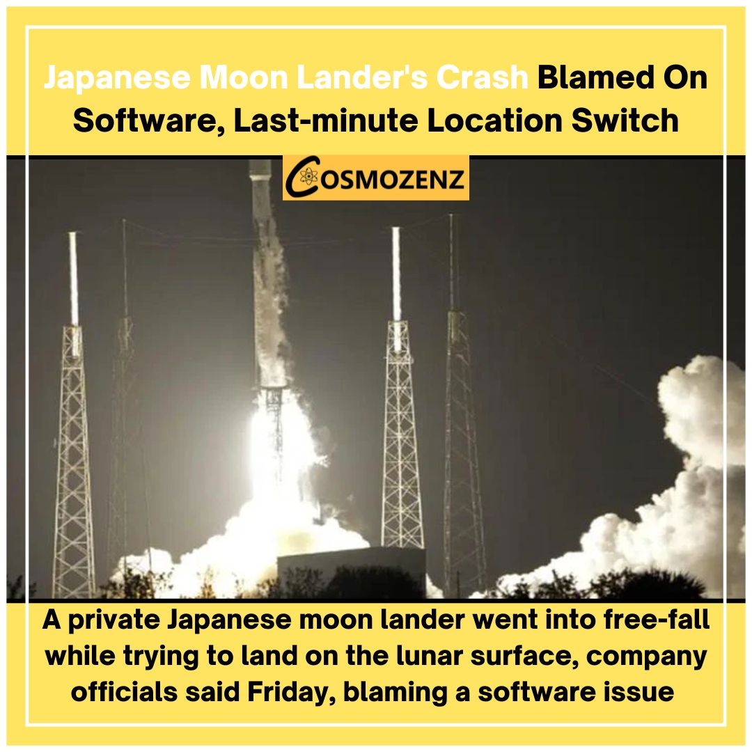 The spacecraft belonging to the company ispace was originally supposed to land in a flat plain. But the target was changed to a crater before December's launch. 

Follow: @cosmozenz 
.
.
#japanese #japan #space #spacecraft #earthlanding #landing #video #mission #spacecraft