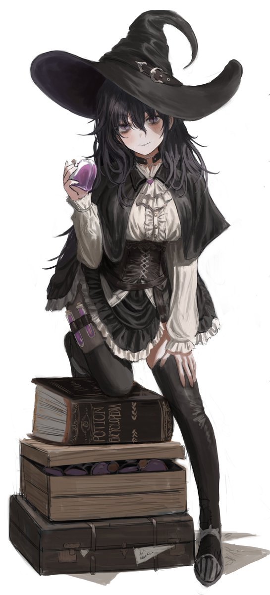 MonsterTFwitch's tweet image. Greetings names Reina 
Unlike most witches that mainly use spells I developed a love for make potion that "alter" ones self. Be it to help save an indanger monster species or for the fun of playing with a monster girl.
Don't be afraid to sign up as a test subject of mine❤.