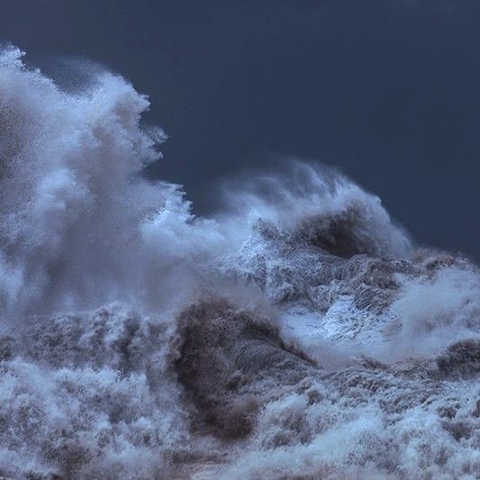 gloomy waves.