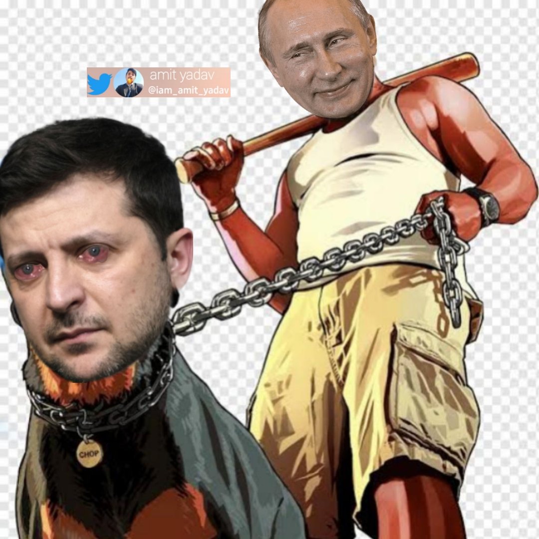 @ZelenskyyUa You are the dog 🐕 of Putin