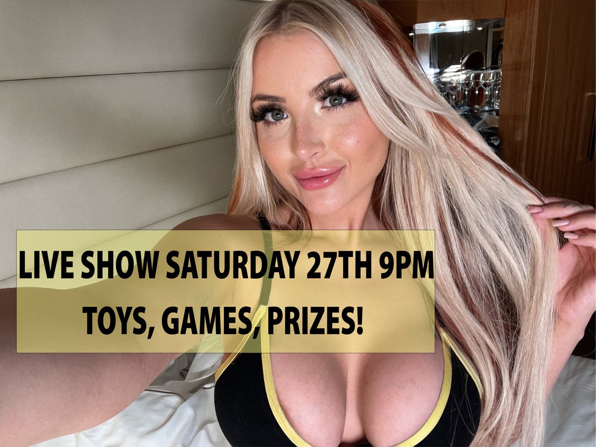 Daisy May on Twitter "LIVE TONIGHT! 9PM⏰ Link in comments to watch