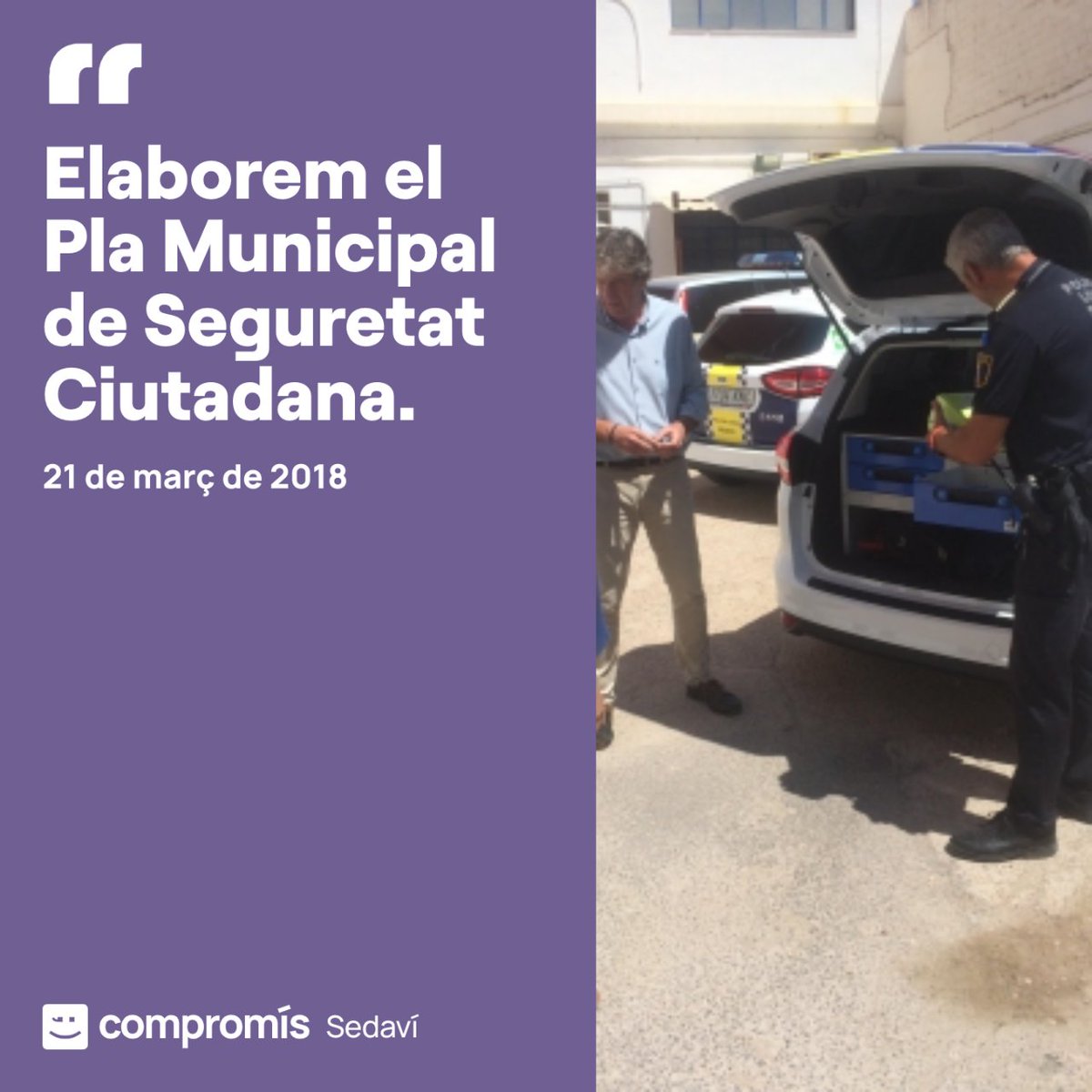 També és bò #reflexionar sobre la importància de mantenir un Pla Municipal d'Emergències. Alguns volen fer-lo ara, però... saben que a #Sedaví el tenim des del 2018? mtr.cool/tzhrzgorco
#reflexionem #pertotelqueimporta