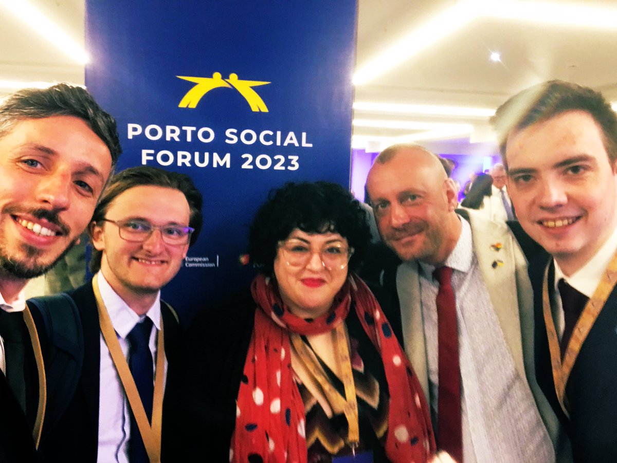 .@social_platform and @lllplatform delegations are ready for the #PortoSocialForum2023 to keep #socialrights on the agenda