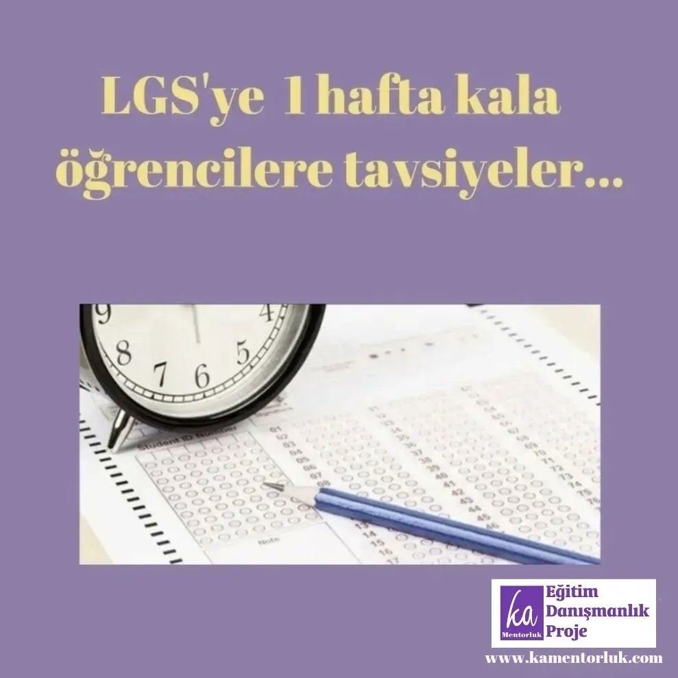 kamentorluk's tweet photo. 2023 LGS'ye son 1 hafta kala öğrencilerimizin yapmaları gerekenleri sizler için Psikolojik Danışmanımız Kadriye GİRGEÇ paylaşıyor

#lgs #sınav #pdr #eğitimdanismanligi #öğrencikoçluğu #kamentorluk #characterix #eğitim #meslekenvanteri https://t.co/WhA9Qeyziq