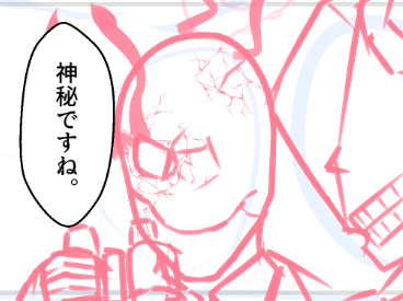 配信で描いてたwip