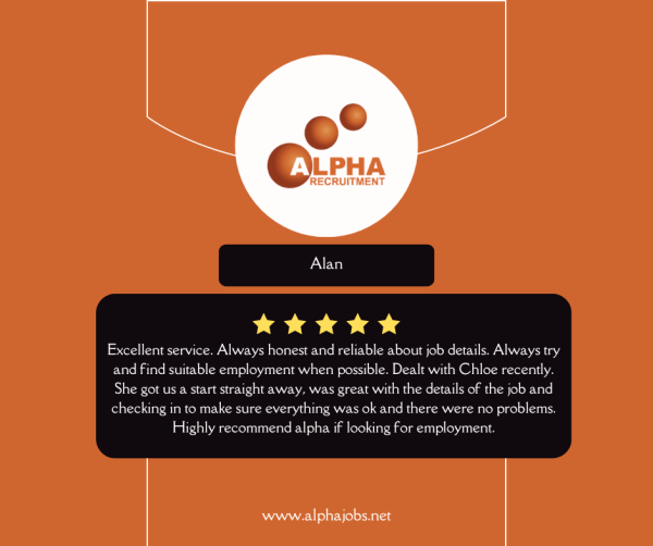 Review Time!                 - #GoogleReview #AlphaJobs #Feedback