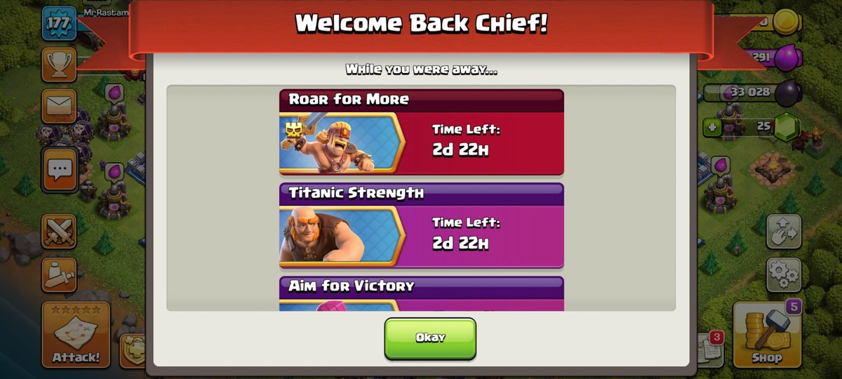 Damian29716721's tweet photo. New Events! ๐ฃ
Roar for More ๐ฆ๐ฅ
Titanic strength โด๏ธ๐ช
Aim for Victory ๐ฏ๐
#ClashOfClans #ClashOn #ClashEvent https://t.co/V4aiIsYWrv
