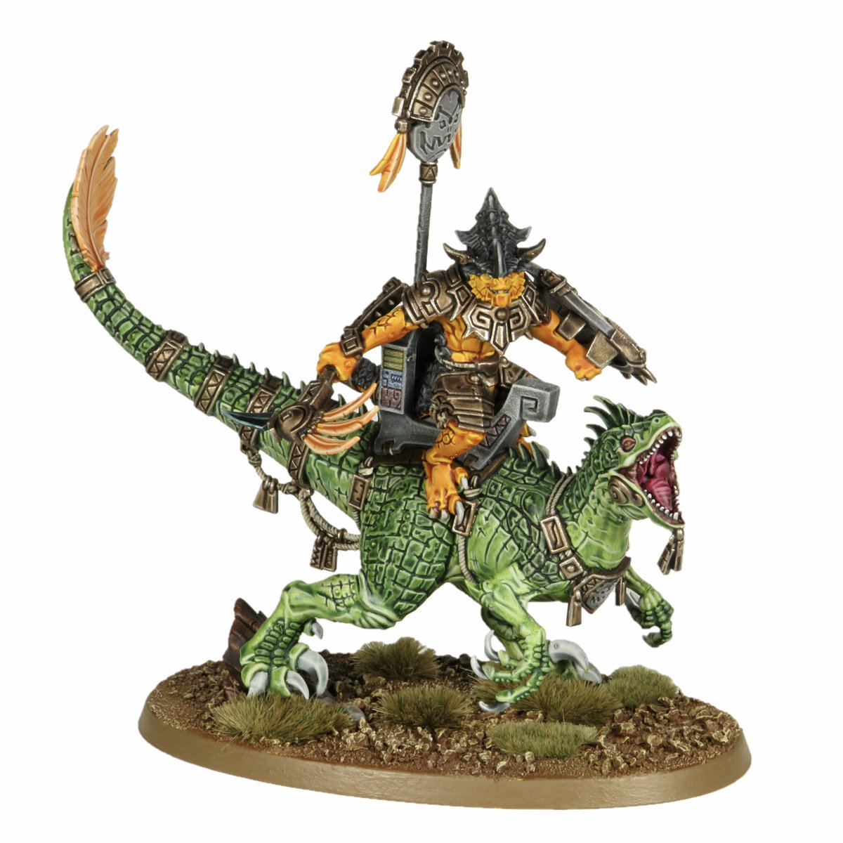 Merry Seraphon Day!
Here’s a Saurus Scar Veteran on Aggradon @warhammer sent my way. Had to paint this one the moment it hit my doorstep (and I got over covid). Totally recommend for any hobbyist, even if you’re not collecting Seraphon. Such a centrepiece kit.
#WarhammerCommunity