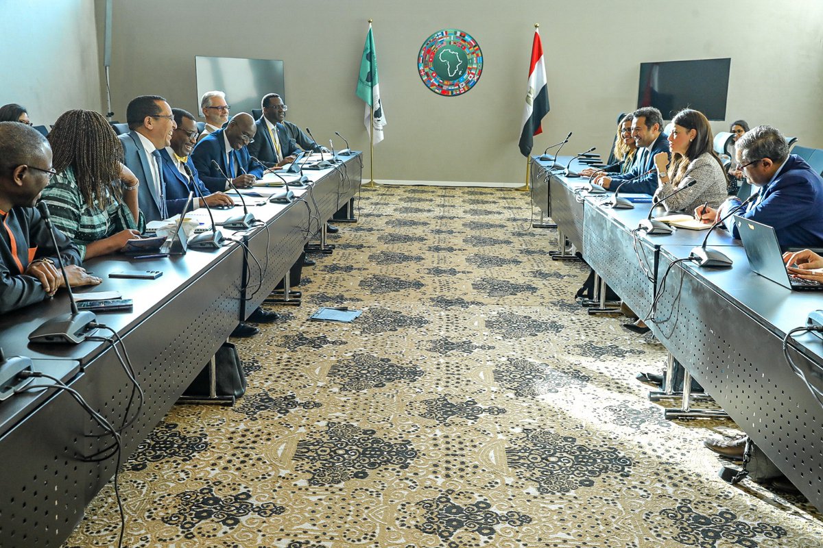 MOICEgypt's tweet image. د. رانيا المشاط وزيرة التعاون الدولي تعقد جلسة مباحثات ثنائية مع السيد أكينومي أديسينا رئيس مجموعة البنك الأفريقي للتنمية ضمن فعاليات الدورة 58 للاجتماعات السنوية للبنك بمدينة شرم الشيخ. bit.ly/3WEIgfm #مصر #AfDBAM2023