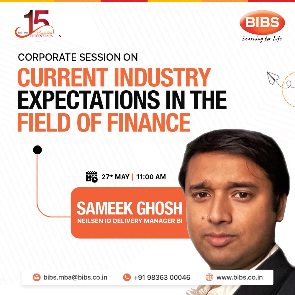 BIBS_Kolkata's tweet photo. BIBS aims to maintain a balance between theoretical knowledge and practical learning. These sessions give students a platform to raise their queries and learn about the industry.
Our students will be tuning in for the corporate session.
#corporatesession #bibskolkata #bibsmba https://t.co/tUnbS280hA