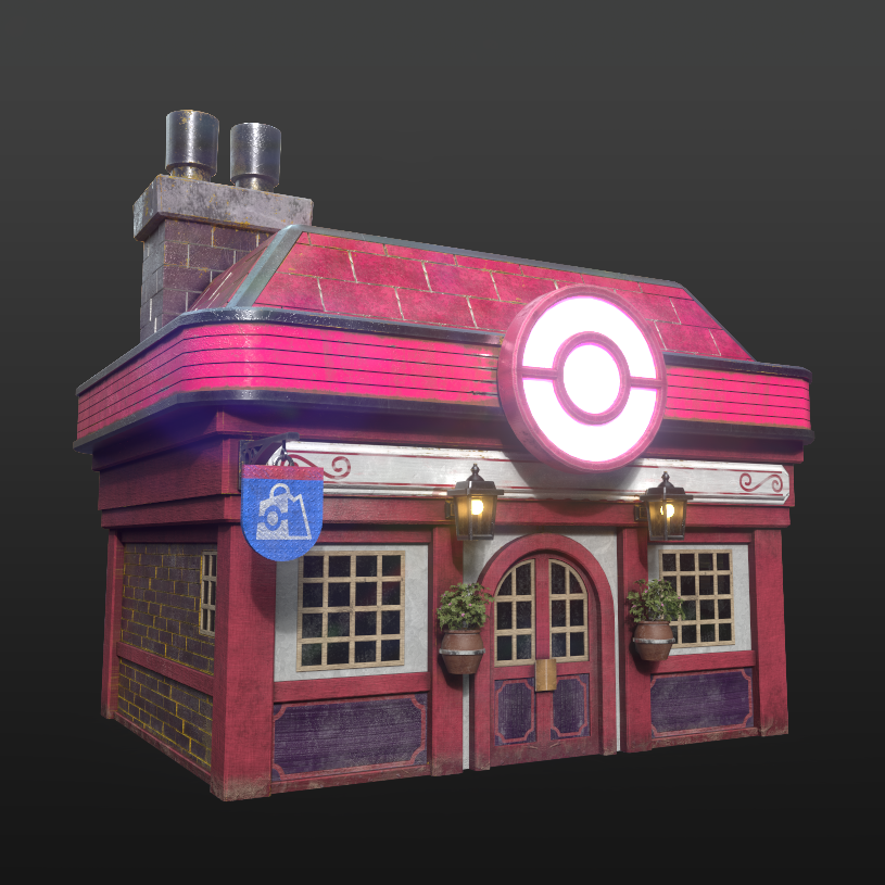 daidaiaoko's tweet photo. 【ポケモンセンター】
剣盾のポケセン作ってみた
背景は流行りのジェネレーティブ塗りつぶし
https://t.co/Fy1XfpLAye
#Pokemon #ポケモン #MAYA #Substance3DPainter #photoshop https://t.co/FVqLR9YfGt