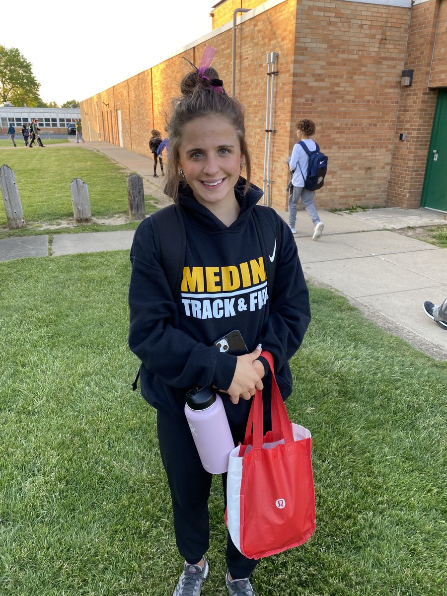 G-TR: <a href="/medinaathletics/">Medina Athletics</a> junior <a href="/mia_heine/">mia heine</a> finished second in the 800-meter run at the Amherst Steele Division I Regional, becoming a three-time <a href="/OHSAASports/">OHSAA Sports</a> state meet qualifier.