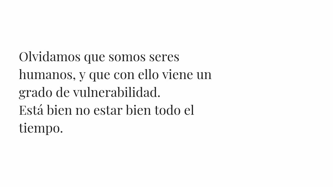 @AlejandroSanz Tener un mal día o no sentirte bien, es también algo normal y esta bien no sentirse bien.
Mañana será otro día, un nuevo amanecer, una hoja en blanco para escribir una nueva historia. 
#TenUnBuenFindeSemana #TodoEstaraBien