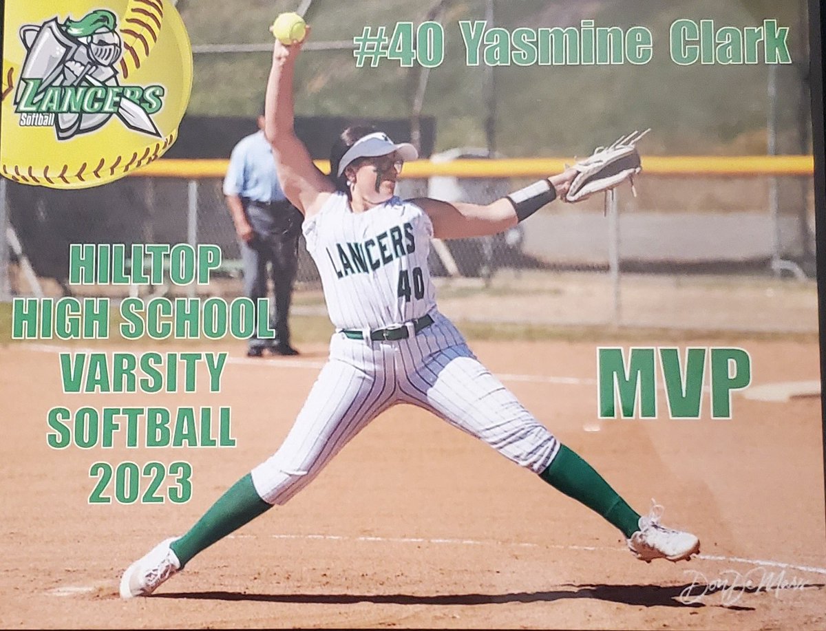 What a season for @YaziClark2023 

She was awarded the team MVP tonight for Hilltop High Softball.