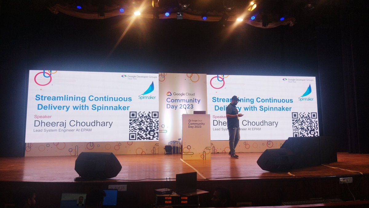 Google Cloud Community Day Pune2023

Session 3. Streamlining Continuous Delivery with Spinnaker:Best Practices and Real-World Use Cases

By Dheeraj Choudhary

Learned about spinnaker!

#GCCDPune
#GCCDPune23 #GDGCloudPune #GoogleCloud