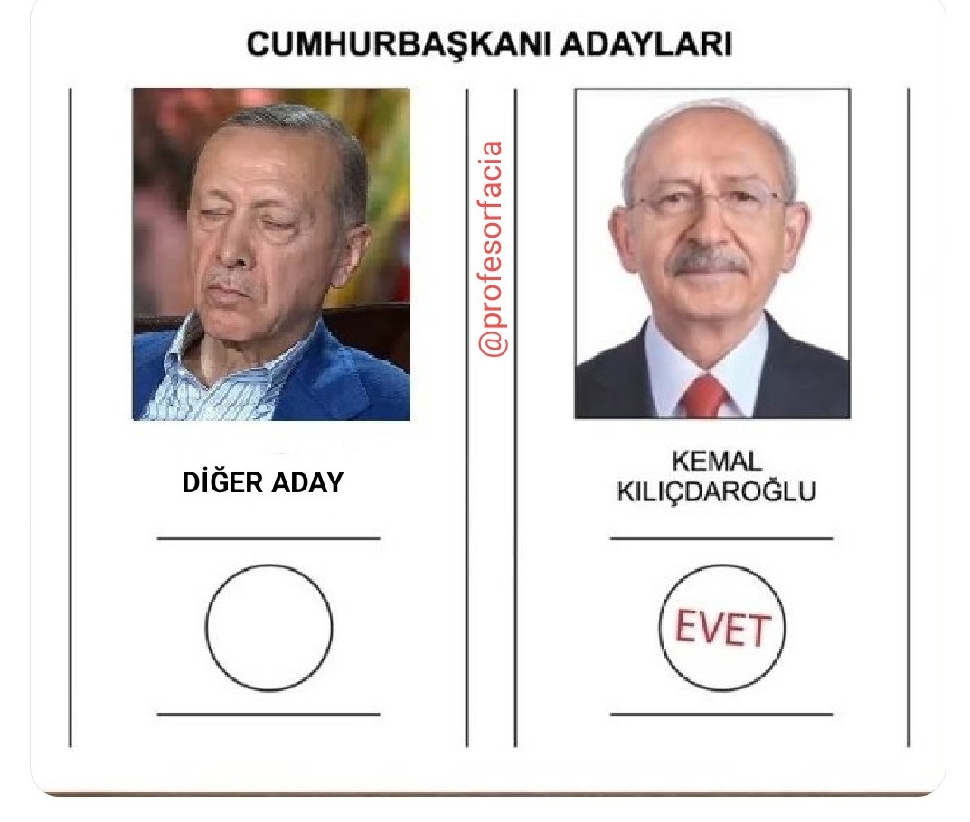 Oy pusulasını güncelleyelim...