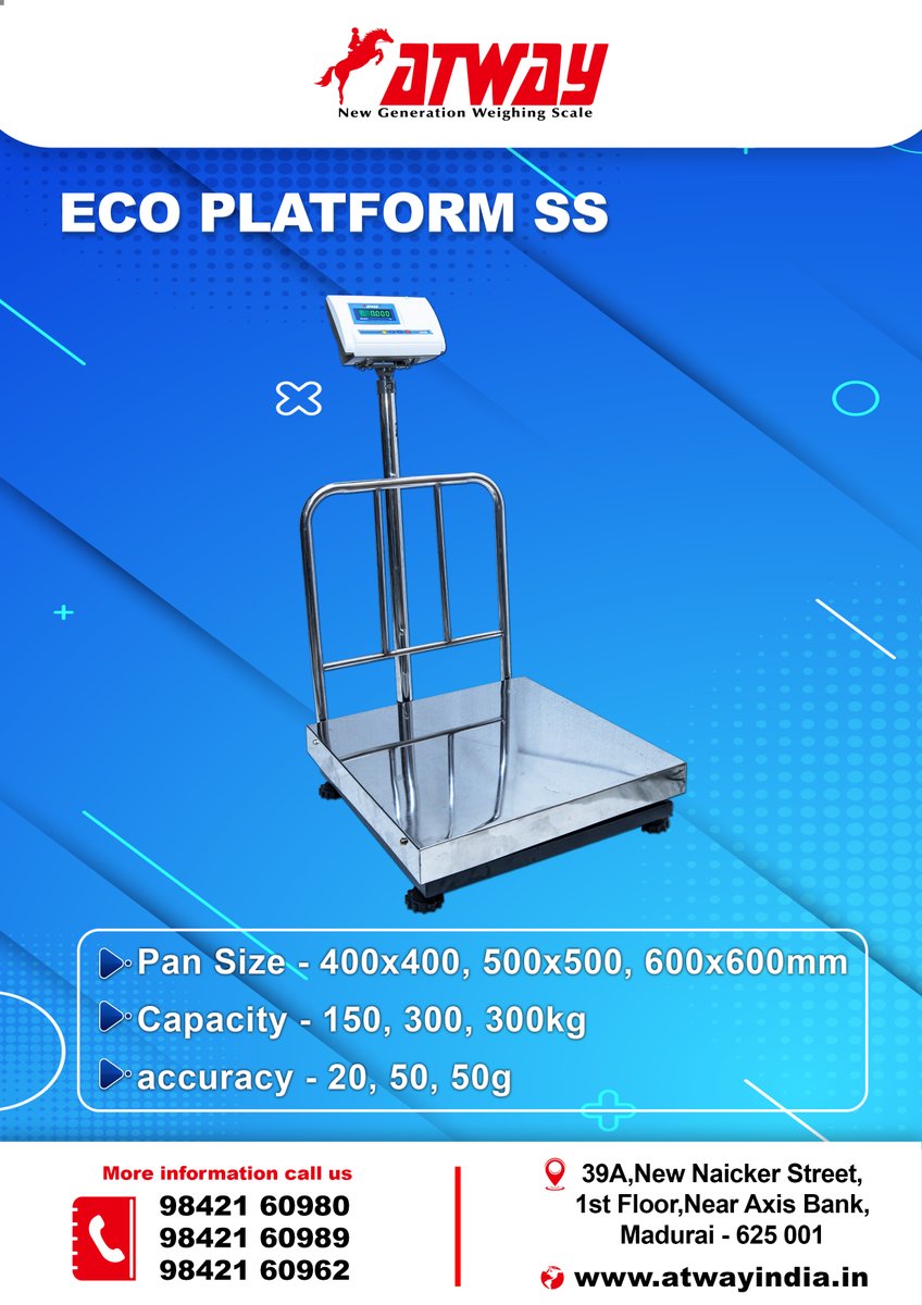 Eco Platform SS- Atway #atway #weighing #weighingscale #scale #scales #weightlossjourney #loadcell #weighingmachine #weightloss #weighingscales #weight #industrialscale #theweighforward #platformscale #digitalscale #tabletopscale #minitablescale #minifieldscale