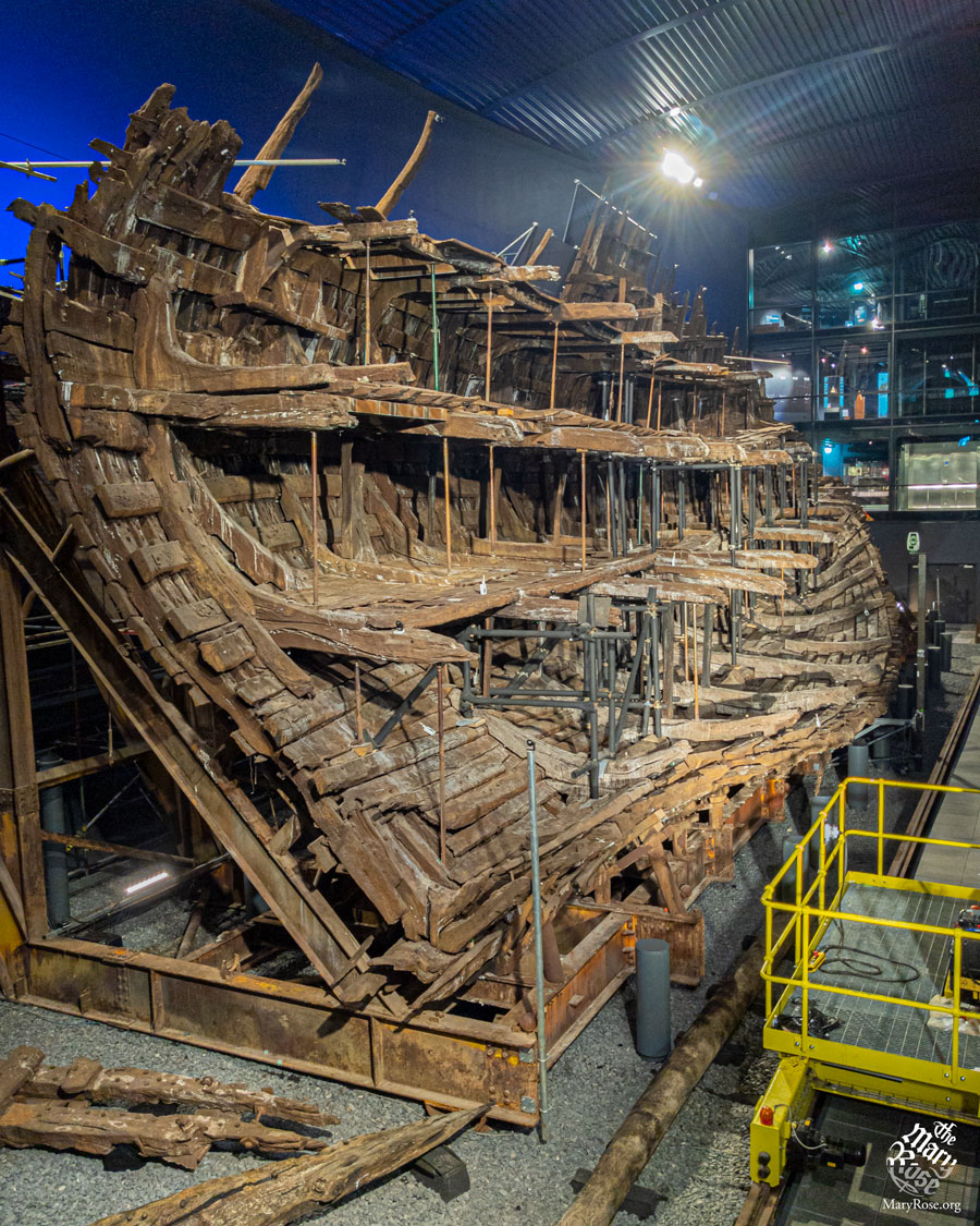 Keeping things shipshape is a full-time job, even when you only have half a ship!

Your visit helps us ensure the Mary Rose stays around for future generations.

MaryRose.org/book-tickets