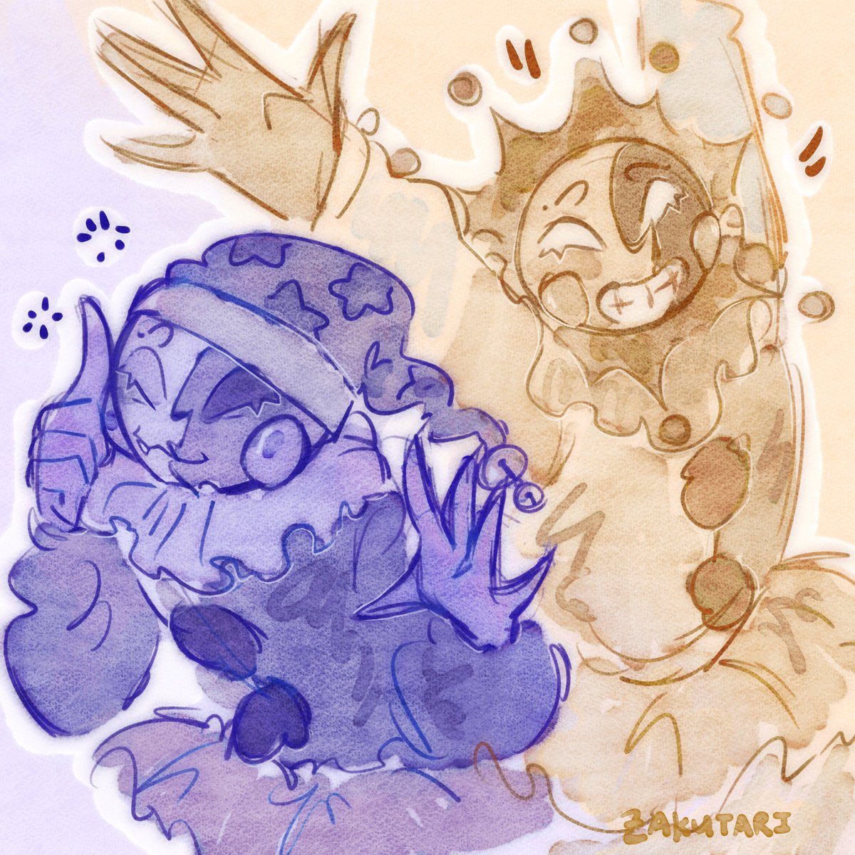 HELLO THEYRE SO CUTE i had to do a quick (experimental-ish) doodle of these ☀️🌙
#fnaf #securitybreach #sunandmoon #fanart