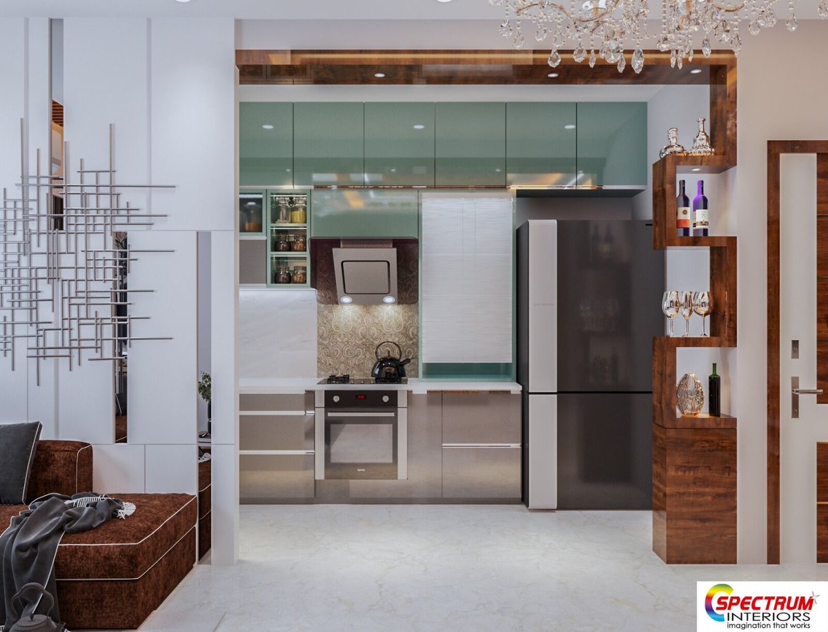 spectruminterio's tweet image. A #LivingRoomDesign with an attractive #ModularKitchen, #BarUnit and #FalseCeiling.

P.S.: Stop aspiring when you can make it real - Call (+91) 9831 868 908 or (+91) 82408 73232 or WhatsApp to book your FREE telephonic consultation today.