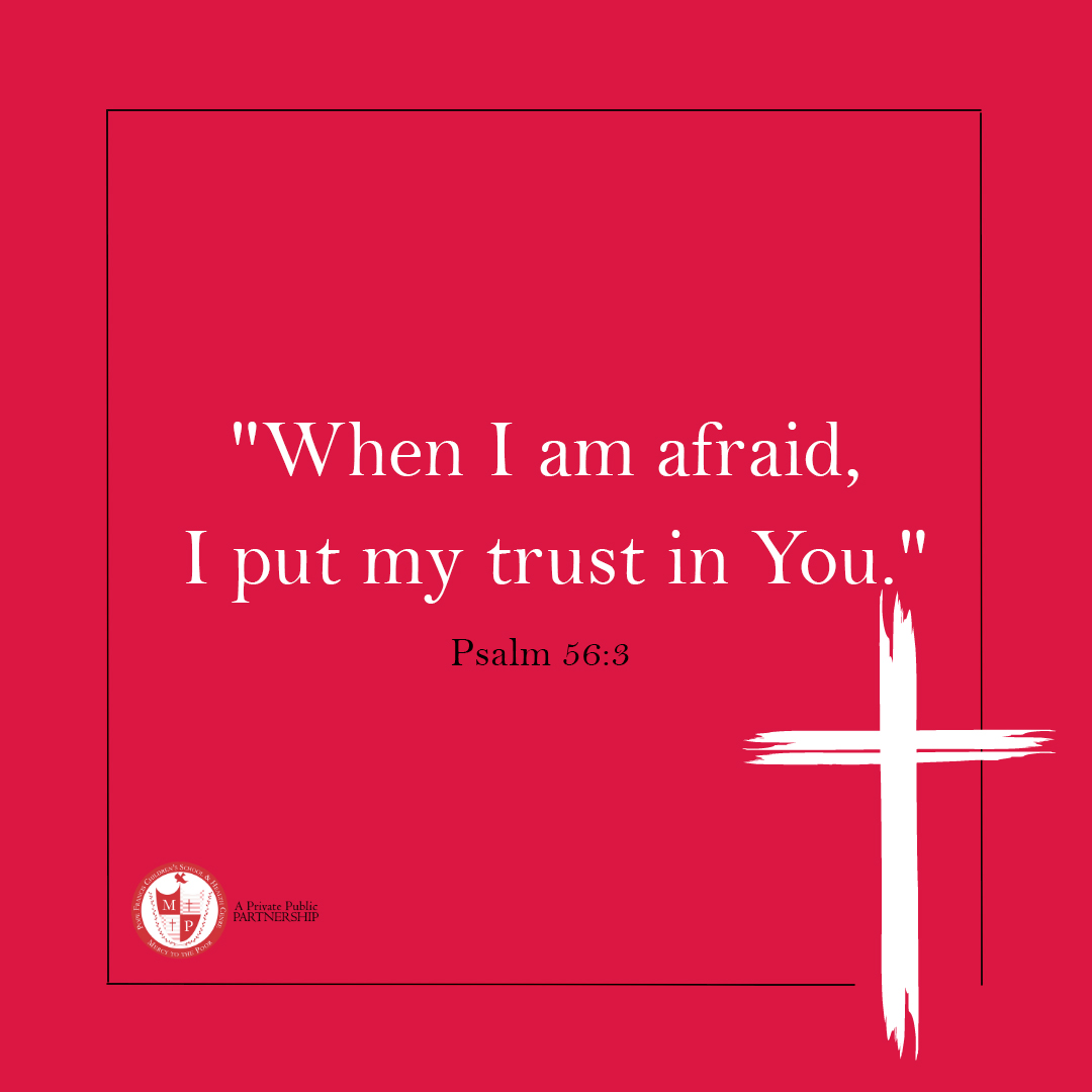 'When I am afraid, I put my trust in You.' ~ Psalm 56:3

#donatetoday #educationforall #helpingchildren #childrenscharity #sponsorachild #popefrancis #pfcshc