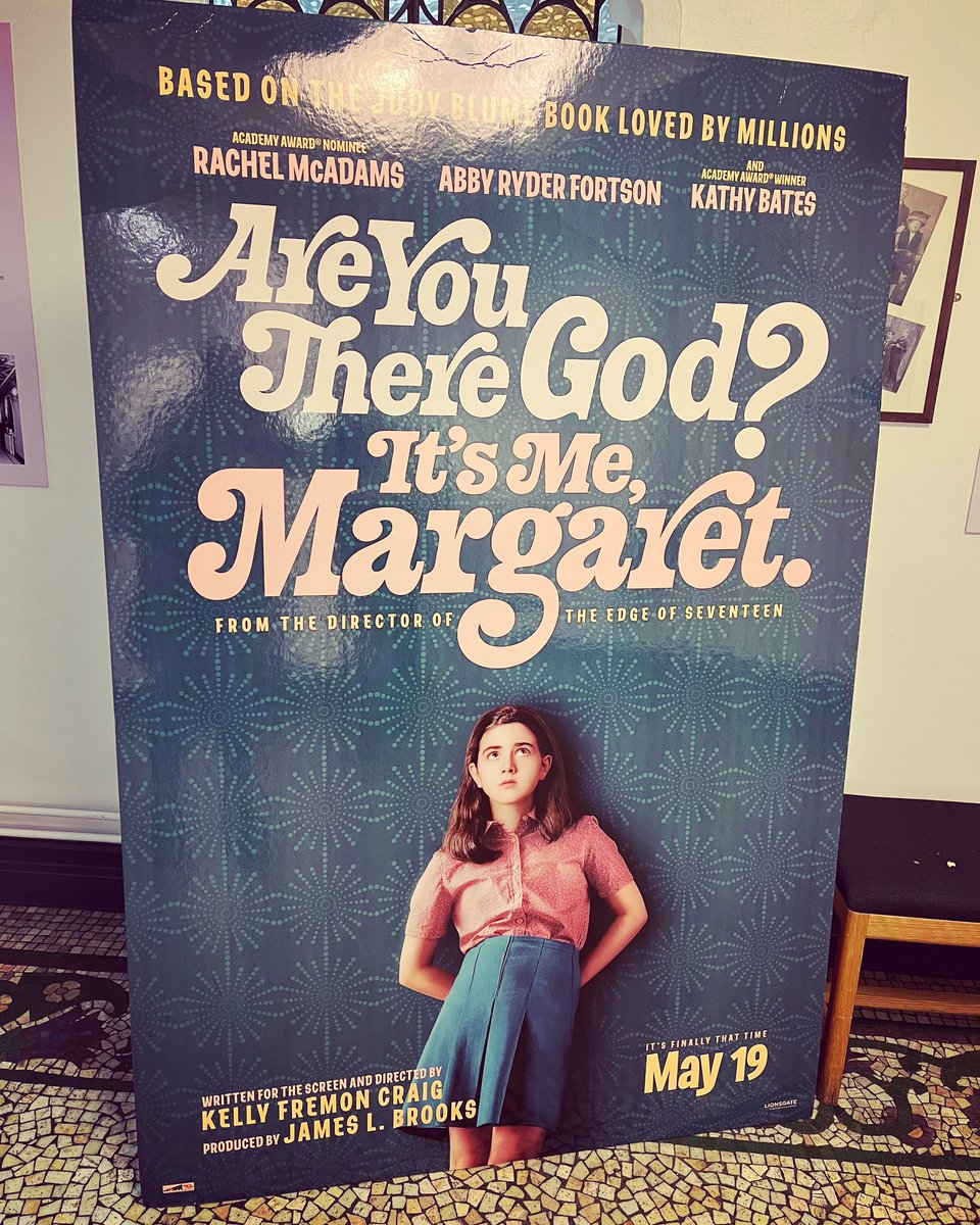 I didn’t read a lot of Judy Blume in my youth (I was more Babysitters Club/Sweet Valley High), so #areyoutheregoditsmemargaret passed me by. But what a sweet and charming film, delightful performances from its young cast, a much deeper subject matter than I was expecting (1/2)