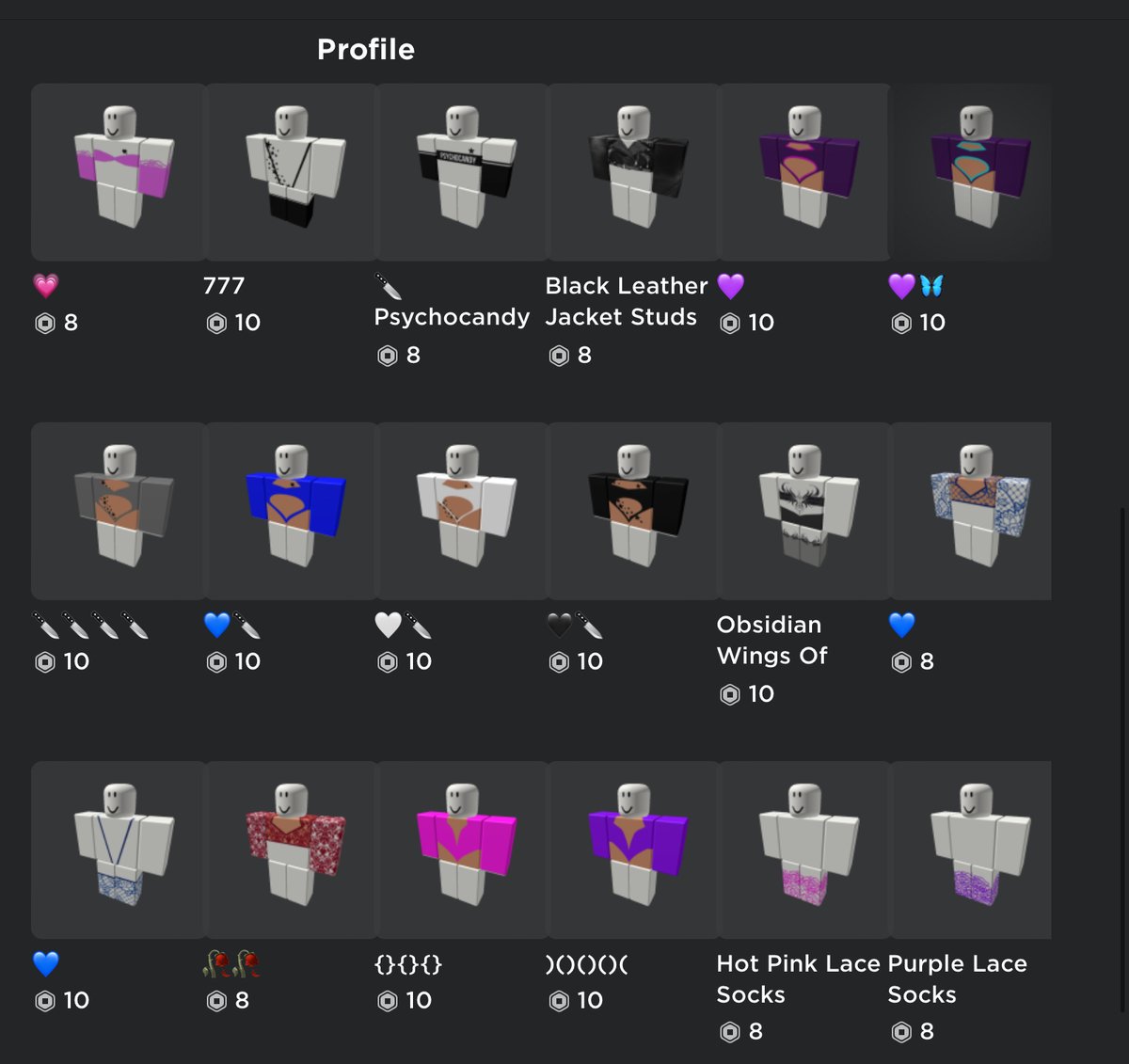 ThatRoblox88167's tweet photo. @Roblox would like to know why @Roblox  moderators refuse to delete the dozens of outfits like this. we have reported  all of them numerous times. and NOTHING has been done. https://t.co/d5NJbVJU52
