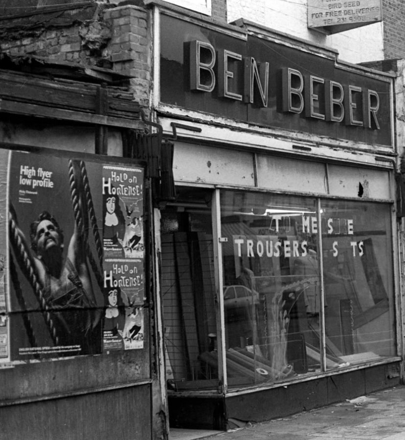 3rd of 5 pics #OldKentRoad #London It was the go to place for #Mods in the area
Ben Beber’s Tailors