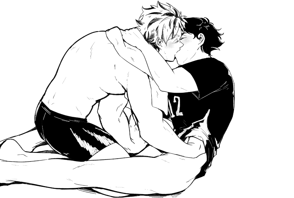 遲到的kiss day😚
我畫的兔赤好像差不多都是這種感覺的黏呼呼😌