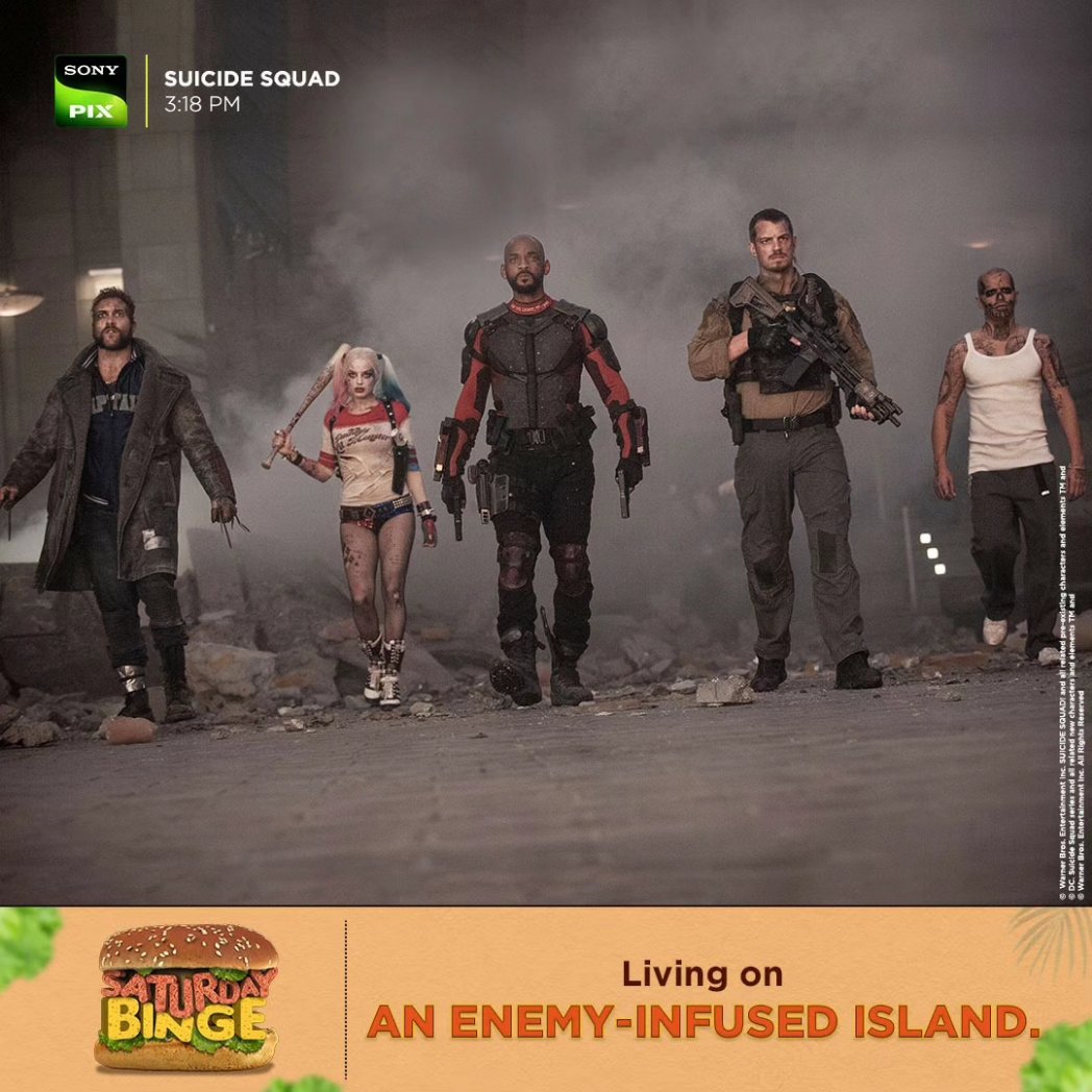 SonyPIX's tweet photo. Which one do you think would be the scariest situation to overcome?
Watch 'Justice League' 'Aquaman', 'Suicide Squad', 'The Dark Knight' & 'The Dark Knight Rises' from 10:30 AM onwards with PIX Binge only on Sony PIX
#SonyPIX #StayAmazed #SaturdayBinge https://t.co/0nBJdqUIdB