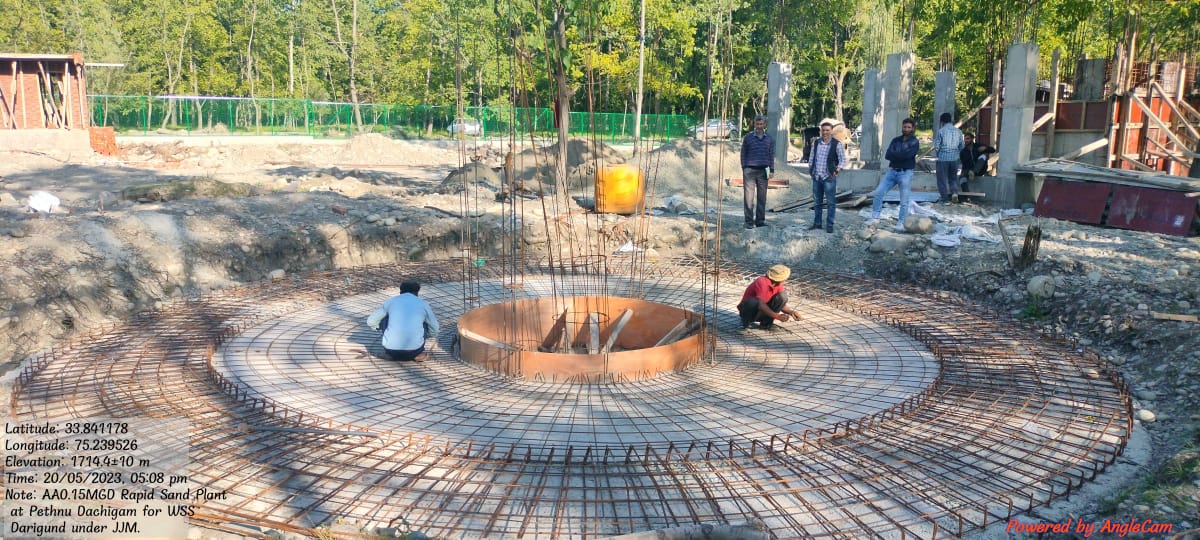 #JJM Under construction 0.15MGD RSFP at Pethnu Dachigam for WSS Darigund (Bijbehera)