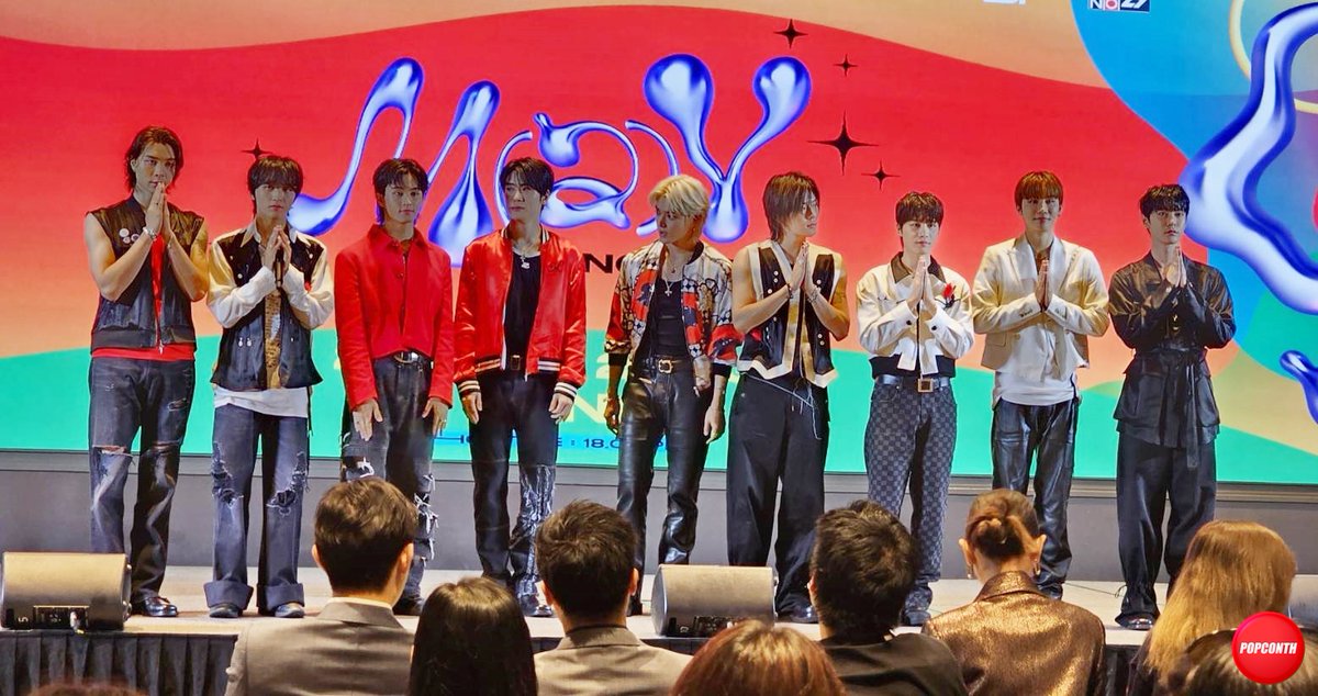 popconth's tweet photo. 🔴 ตัวพ่อ ตัวแด๊ด ตัวบิดา 💚หนุ่มๆ NCT127 ในงานแถลงข่าว M(a)Y Concert 2023 in Bangkok   

#MAYCONCERT2023 #NCT127 #NCT127inMaYCON https://t.co/448hXUUID0