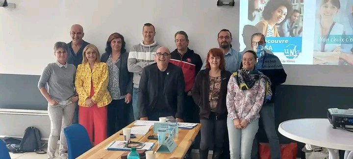 GardUnsa's tweet photo. FORMATION CEFU UD GARD.25.05
" Découverte de l'UNSA".
Bravo à Christophe pour cette formation efficace et sympathique, sans parler des échanges nombreux et intensifs. Bref une bonne formation très active. Merci à toutes et à tous. Merci encore à @ChristopheBres . Réussite totale https://t.co/sjEwRr64bC