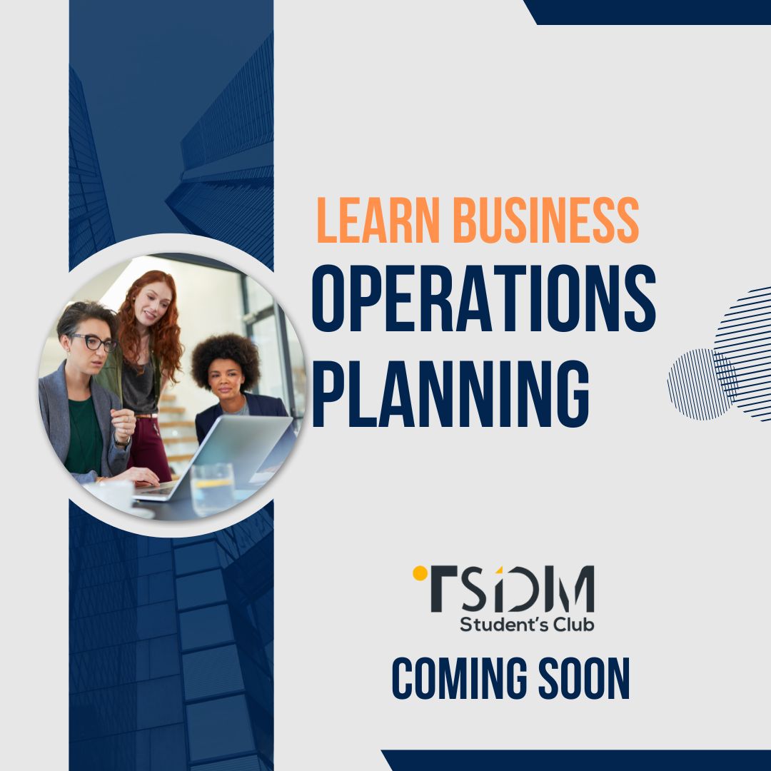 Learn Business Operation Planning Course ( Coming Soon )

#BusinessStrategies #business #studentclub #freecourses #CareerOpportunities #TSDM  #socialmedia #indianstudents #onlinefreecourse #businessmanagement #interviewtraning #interview #job #jobinterview #Meerut #mba