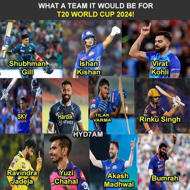 The Future of Team India

Follow:- @hyd7am 

#CSKvsGT #MIvsGT #MSDhoni𓃵 #ViratKohli #IPL2023Final #WTCFinal #RohitSharma𓃵 #ShubhmanGill #SuryakumarYadav #TilakVarma #TeamIndia #IndianCricket