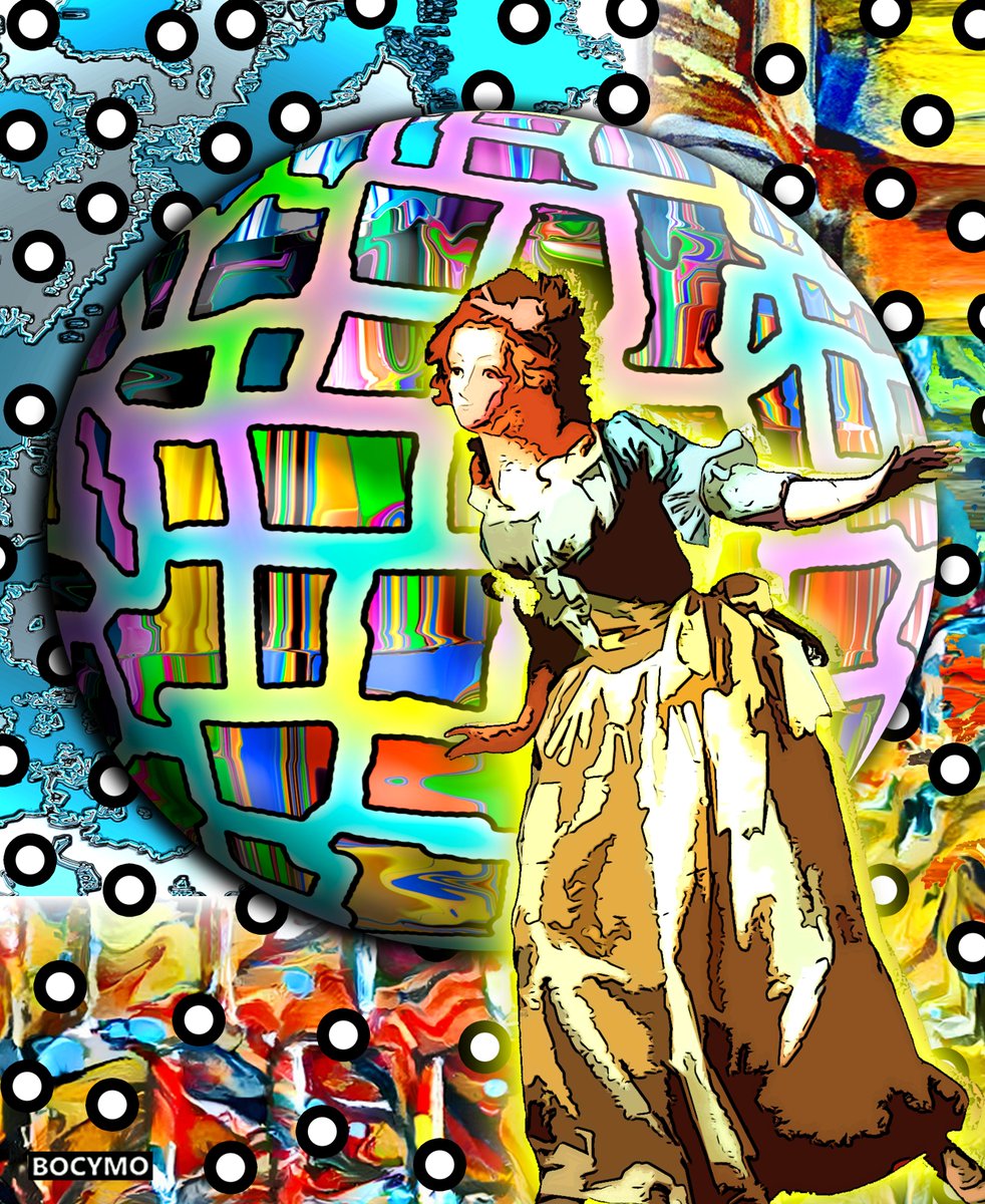 Bocymo's tweet photo. @ShelbyExchange London girl is having a dialogue between different temporal dimensions and making a connection between the past, present, and future.

https://t.co/zBCru5he8I https://t.co/loAGjUIRSK