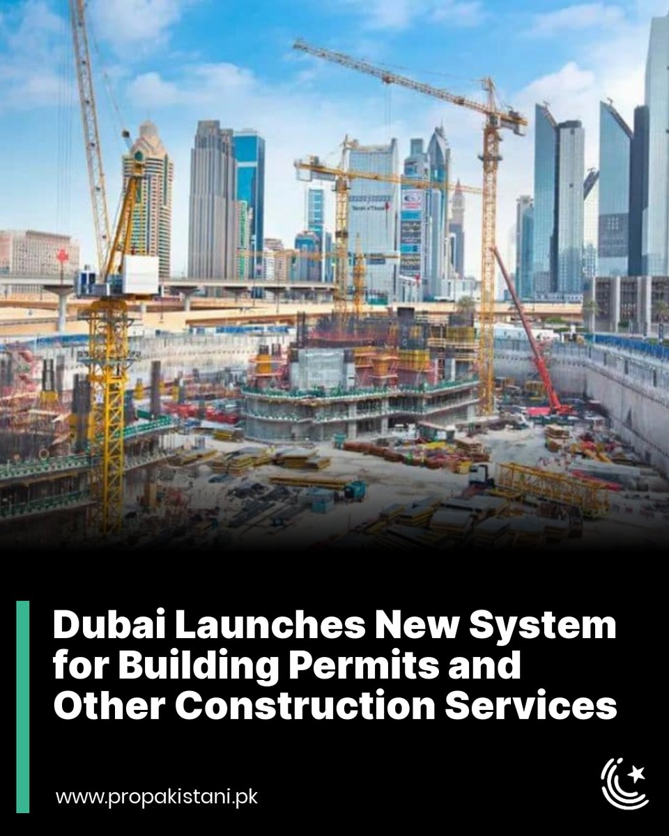 ProPakistaniPK's tweet image. Aligned with the updated Dubai Building Code, the system will enhance the customer experience, reduce time and costs, and improve service quality.

Read More: propakistani.pk/2023/05/27/dub…

#Dubai #BuildingPermits #Construction #UAE