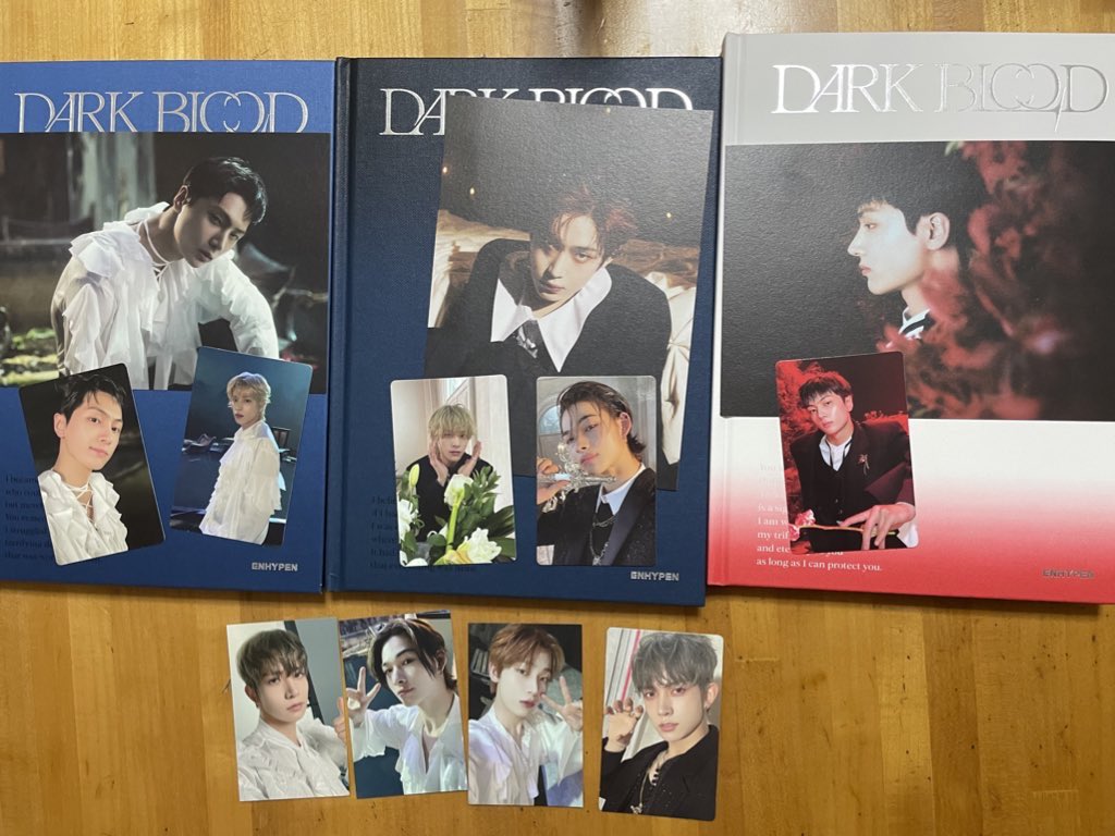 ___yj100429's tweet photo. ENHYPENトレカ ポストカード 交換 DARK BLOOD

【譲】ヒスン、ジェイ、ジェイク、ソヌ、ニキ
【求】ジョンウォン💖以外

ウィバス特典⇔ユニバ特典の交換可能です。
同異種検討致します。交換可能な方お気軽にDMまたはリプお願い致します🙇🏼‍♀️ https://t.co/HFU1GOBAEM