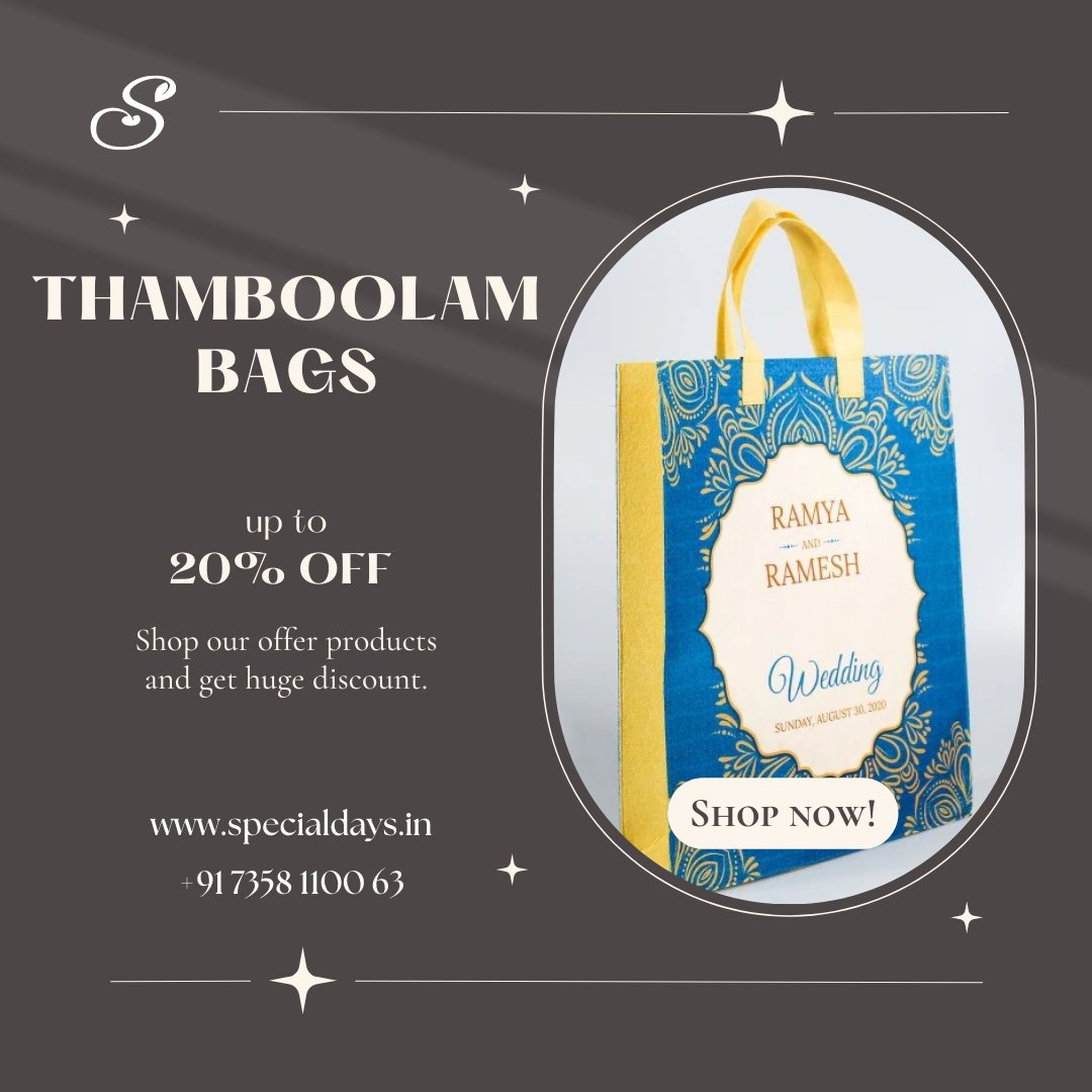 #thamboolambagsElegant and #ecofriendly, our #thamboolambags are#handcrafted with love❤️🌿#specialdays.in#thamboolambags #naturalbags#jutebag#returngift #ecofriendlyproduct#reuseable #EthnicChic #StatementAccessories #ModernTraditions #CulturalHeritage #RichEmbroidery#specialdays