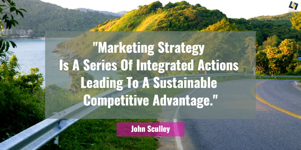 'Marketing strategy is a series of integrated actions leading to a sustainable competitive advantage.' - John Sculley, American Businessman & Entrepreneur.
.
#Matrixonics #DigitalMarketing  #MarketingQuote #Ideas #QuotesOfTheDay #QuoteToLiveBy #QuotesByJohnSculley #InspireSuccess