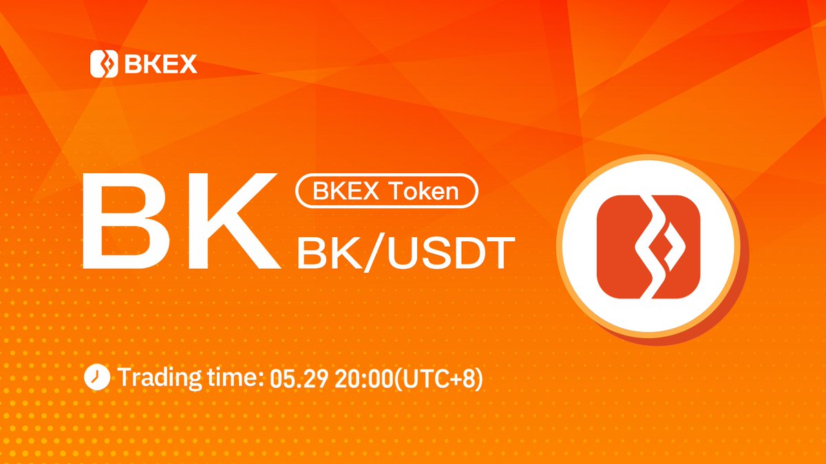💯#BKEX New Listing #BK/USDT will get listed on #BKEX 🔸Supported network: ERC20 🔸Trade: 20:00 on May. 29 (UTC+8) ⏭Details: bkex.zendesk.com/hc/en-us/artic… #Bitcoin #cryptocurrency #BKEXNewListing