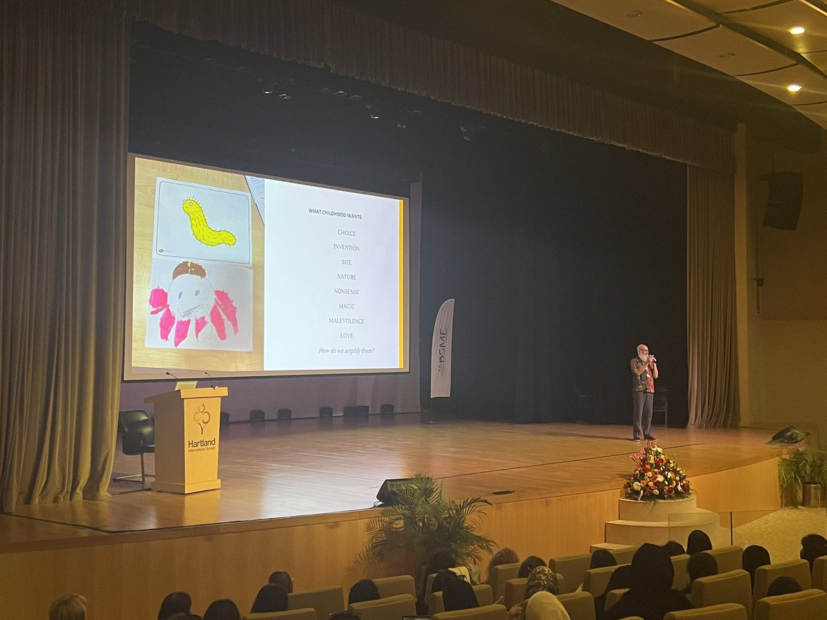 What a fabulous and uplifting start to the @BSMEorg Early Years Conference this morning <a href="/HartlandIntl/">Hartland Intl School</a>. It’s going to be a great day of #adventure #play #coplay #EYFS <a href="/GregBottrill/">Greg Bottrill</a> <a href="/SwailesRuth/">Ruth Swailes</a> <a href="/HBattelley/">Helen Battelley</a> @eymaths_karen 
<a href="/aminah_evans/">Aminah Evans</a> 
<a href="/HPLedu/">High Performance Learning</a> 
@COBISorg 
<a href="/KHDA/">KHDA | هيئة المعرفة والتنمية البشرية بدبي</a>